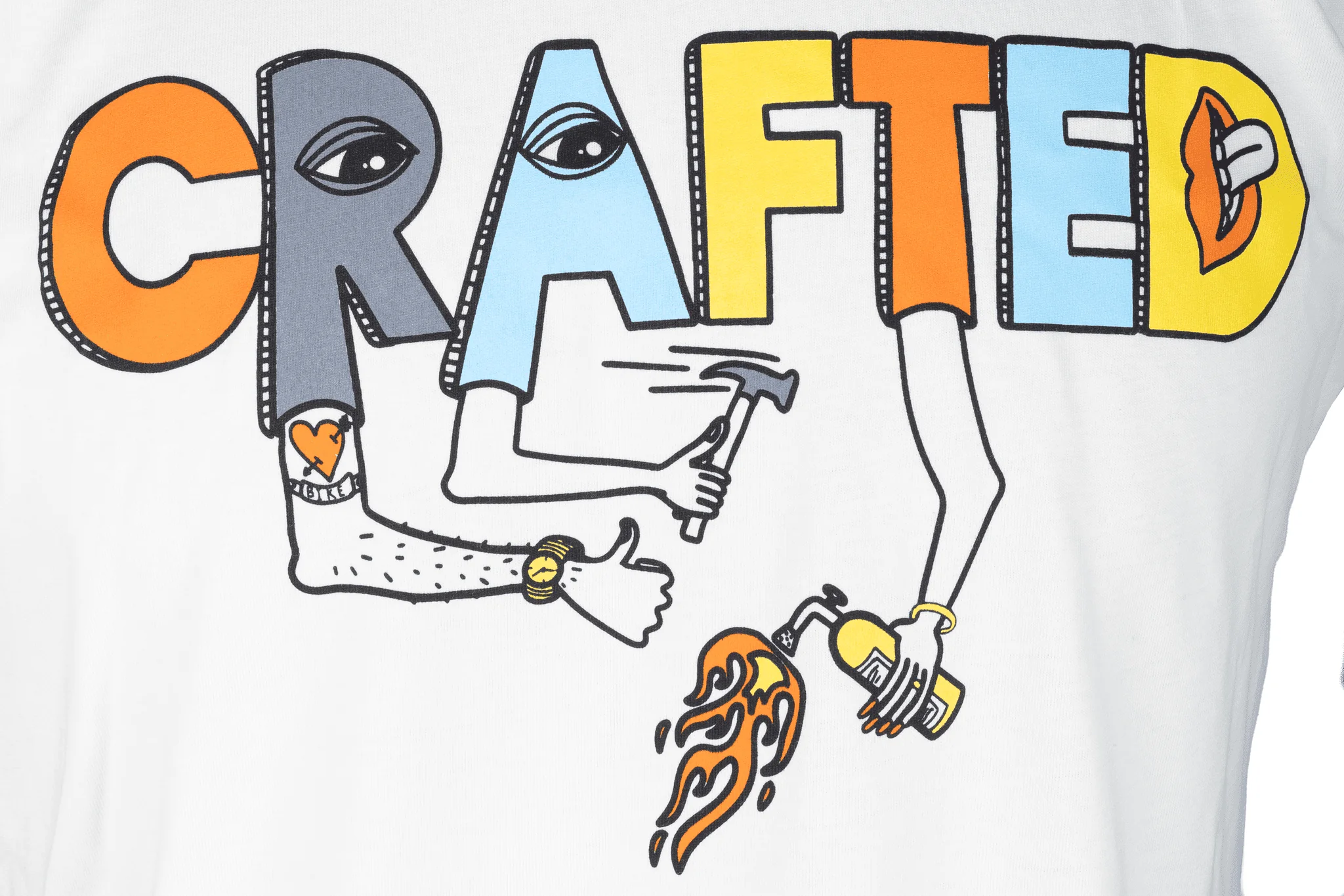 Crafted Funky T-Shirt - Image 8