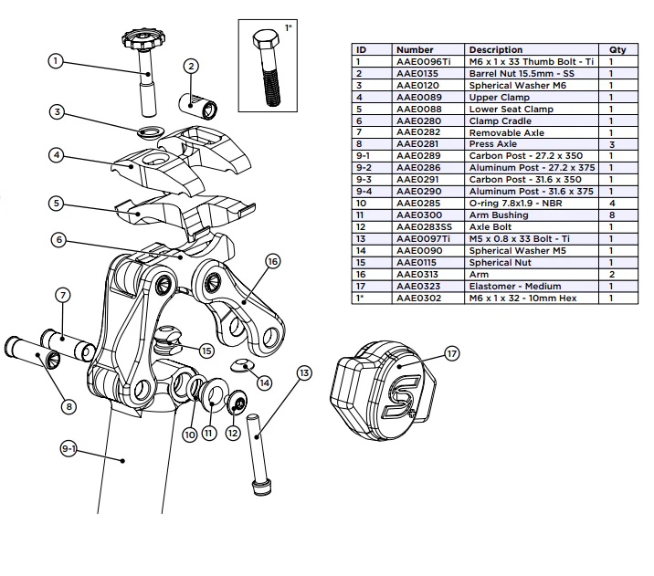 Seatpost Parts & Kits - Image 3
